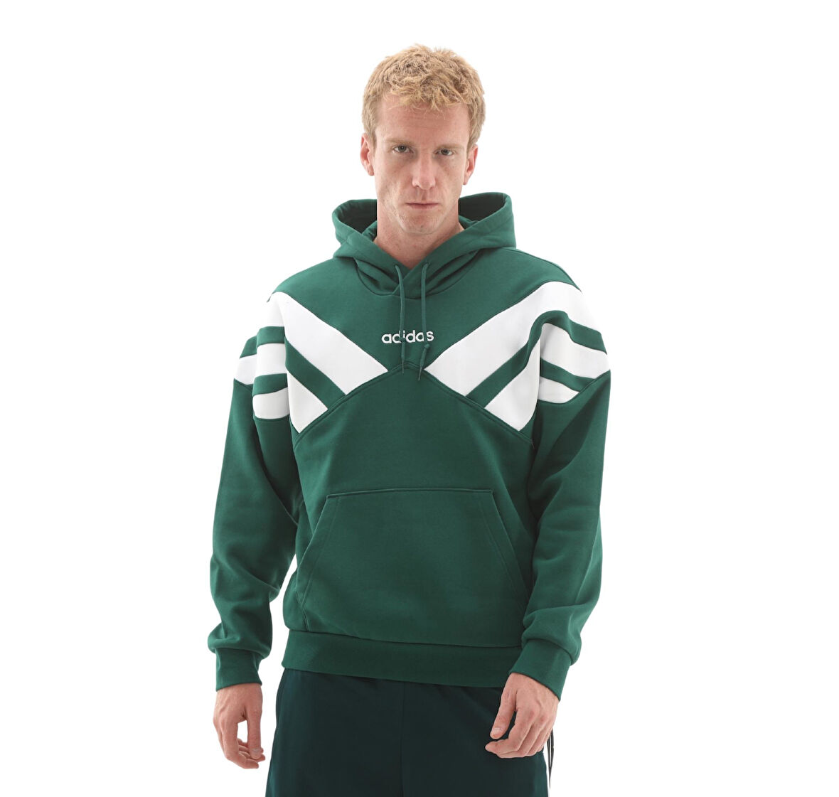 JX3063-E adidas Sweatshırt Erkek Sweatshirt Yeşil
