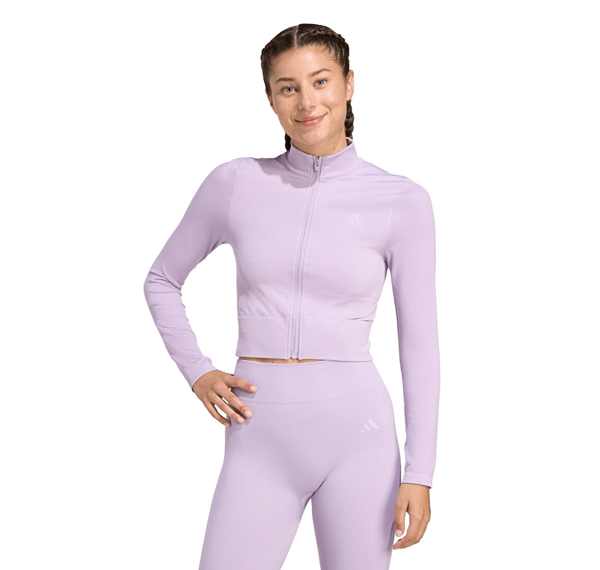 JX3916-K adidas We Knıt Jkt Kadın Ceket Mor