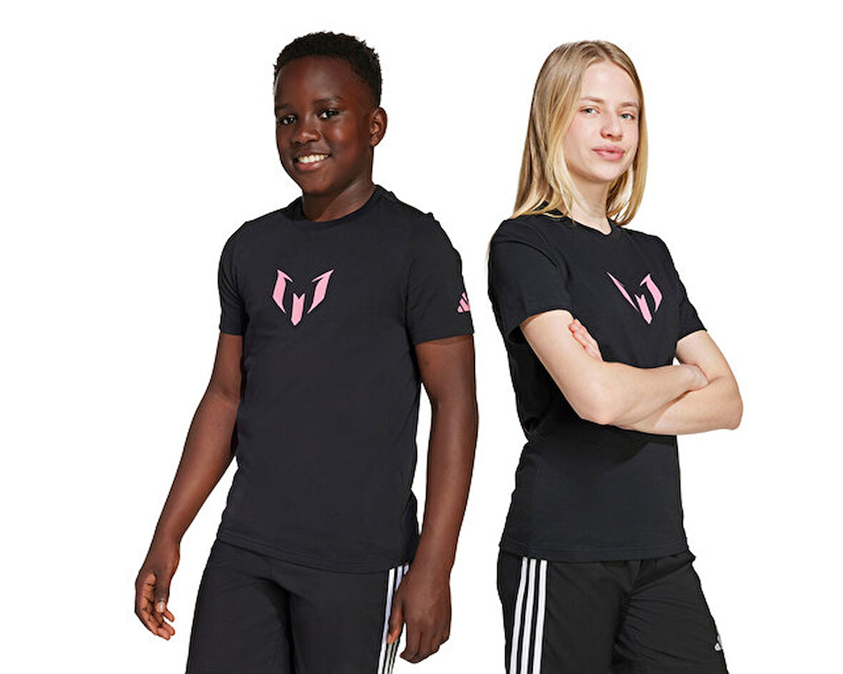 adidas Y Messi N&N G T Çocuk Futbol Tişörtü JM8950 Siyah