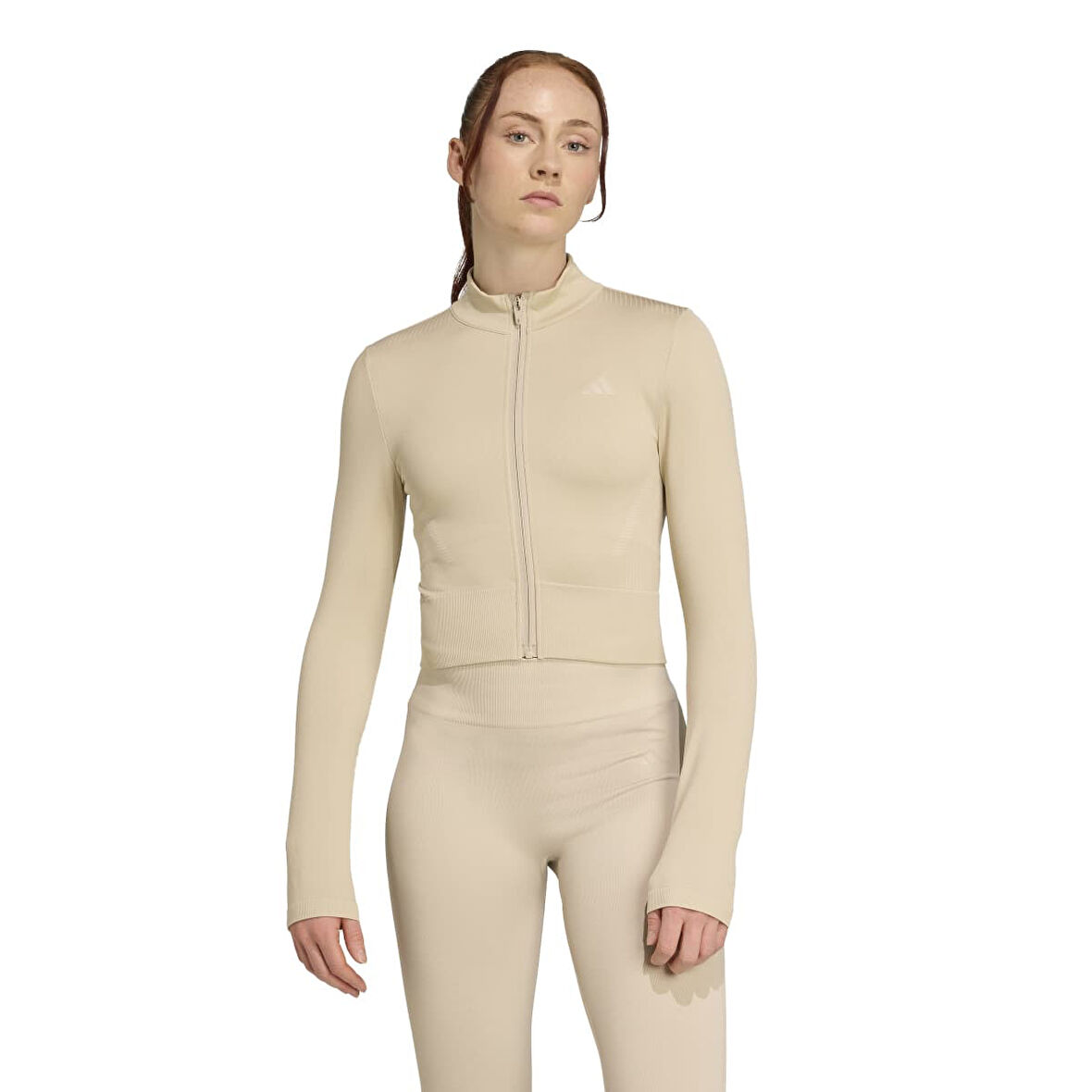 Adidas Kadın Ceket Workout Essentials Full Zip Knit