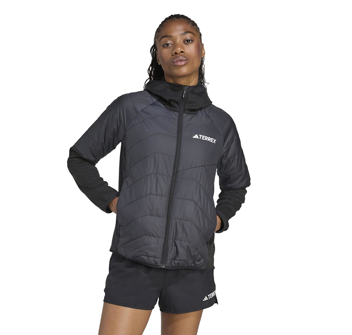 JC5180-K adidas W Multı Hyb Jkt Kadın Ceket Siyah