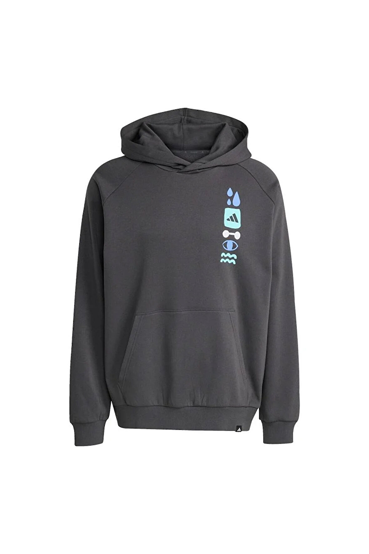 adidas Erkek  Gri  Sweatshirt GFX HOODIE JX1811