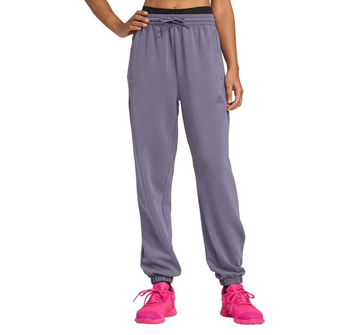 JX3137-K adidas D4T Knıt Pant Kadın Eşofman Altı Mor