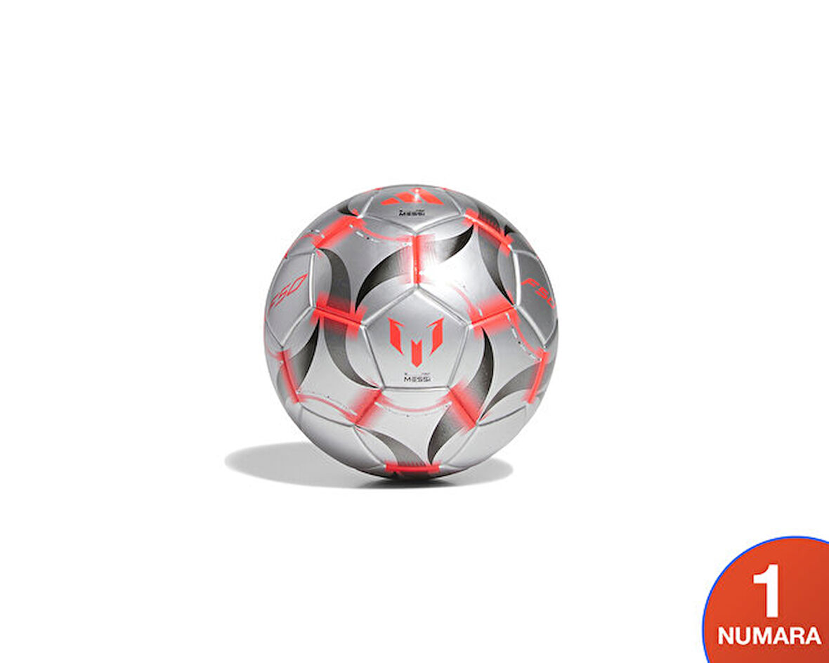 adidas Messi Mini Futbol Topu JI8289 Gri