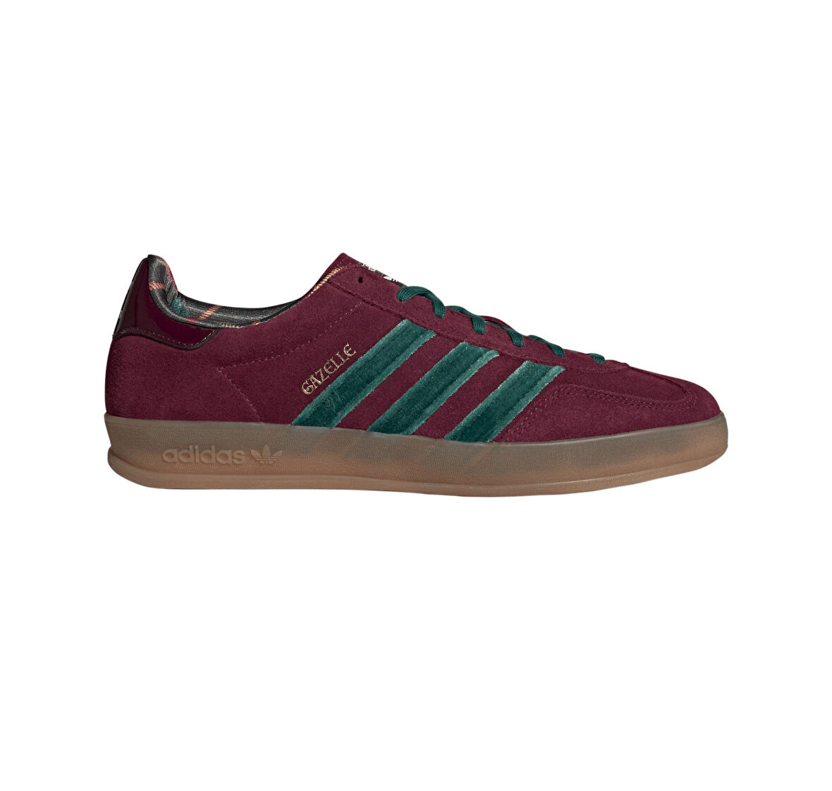 JR4501-K adidas Gazelle Indoor Kadın Spor Ayakkabı Bordo