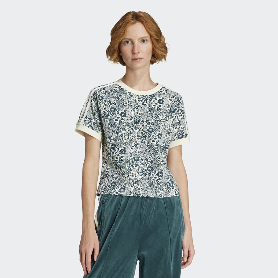 adidas JX0462 LIBERTY AOP T Kadın Tişört