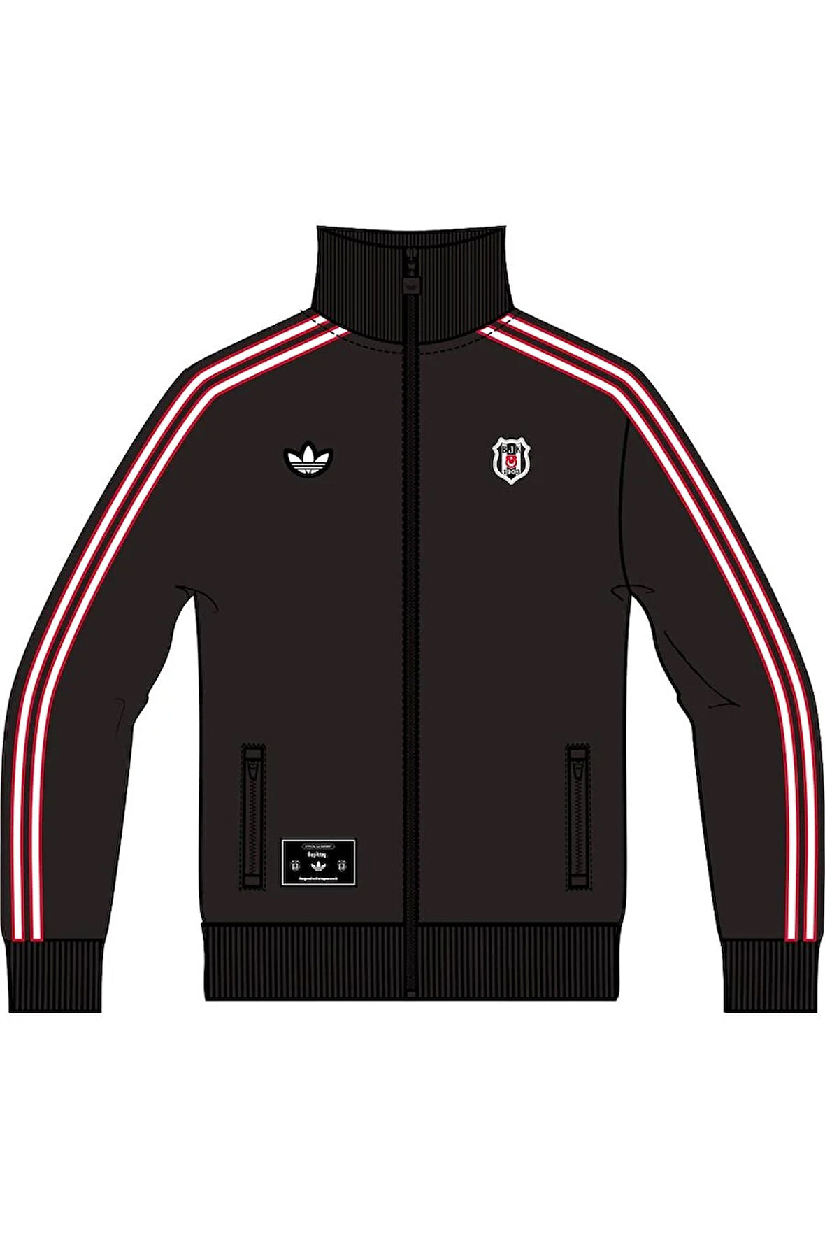 adidas Erkek  Siyah  Ceket BJK ICON TT JM4908