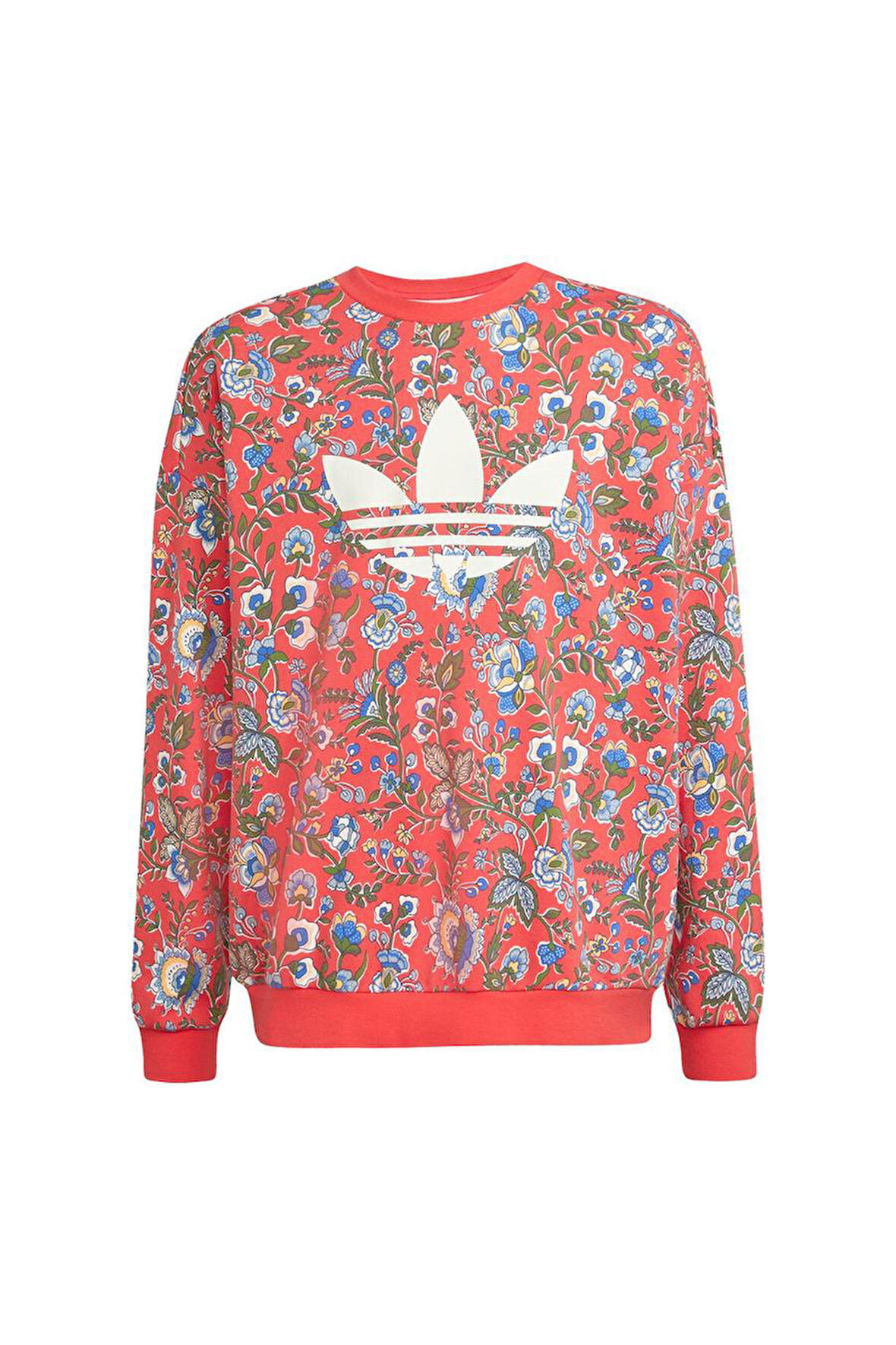 adidas Çocuk  Kırmızı  Sweatshirt CREW JV7827