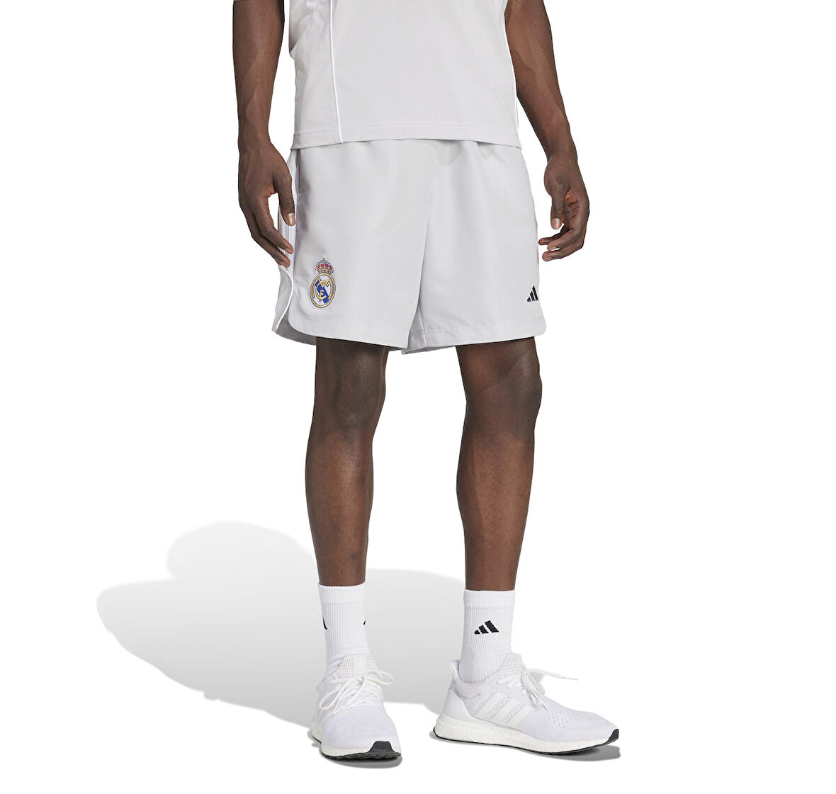 JN3067-E adidas Real Ubp Sho Erkek Şort Ve Kapri Gri