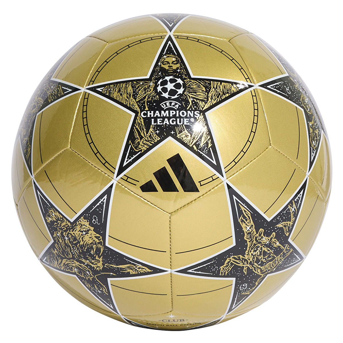 UEFA Champions Leagues Club Unisex Sarı Futbol Top JP1536