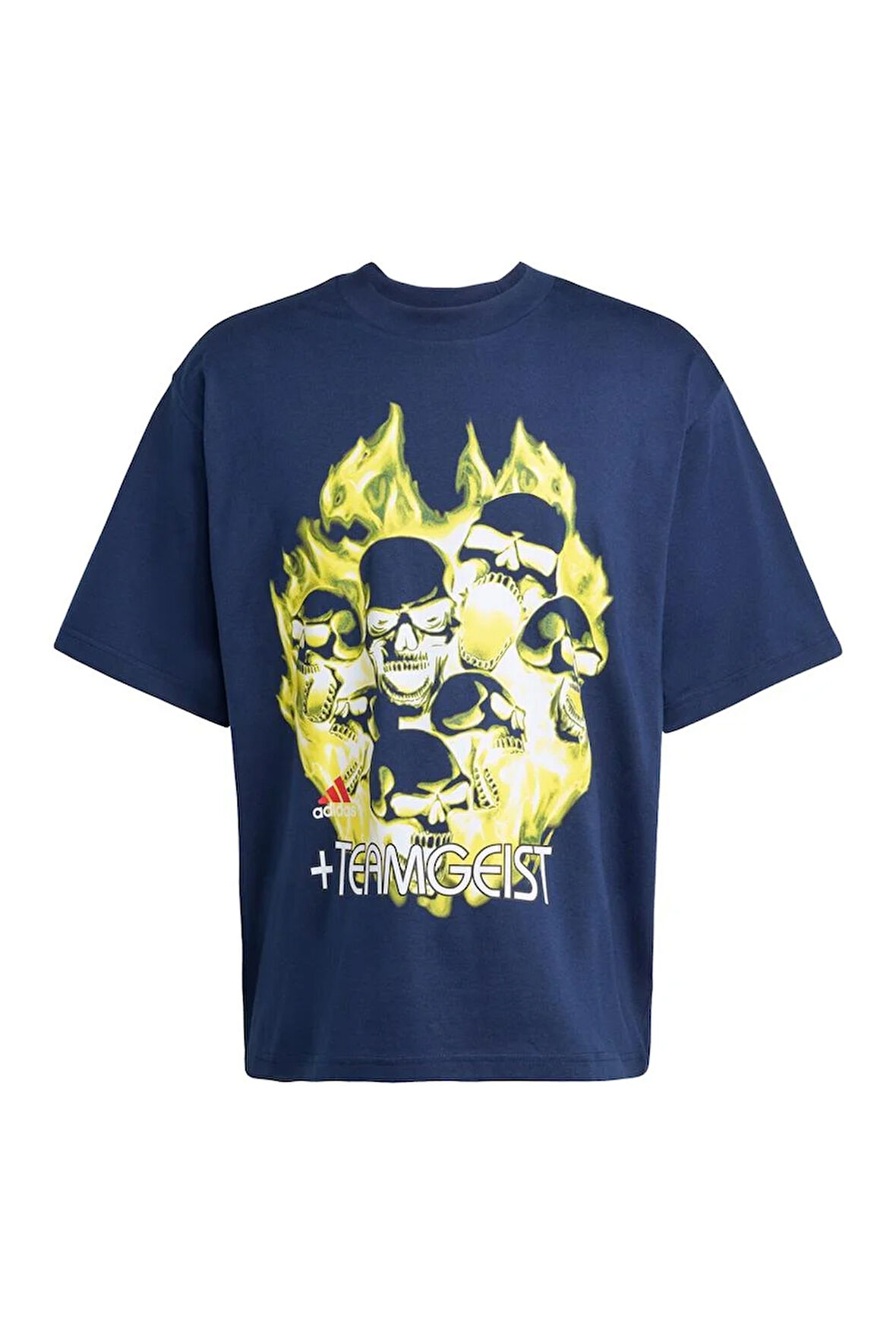 adidas  Erkek Mavi  T-shirt ILLUSTRATED TEE KG2673