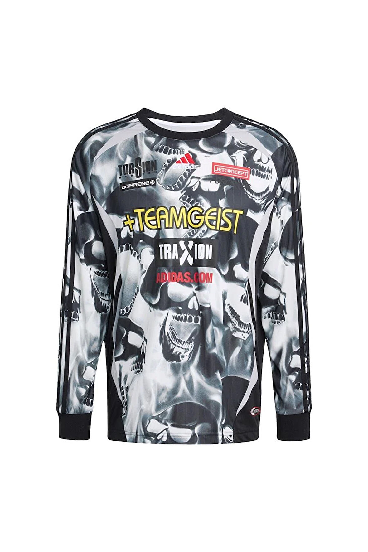 adidas  Erkek Siyah  Sweatshirt AOP LS JERSEY KG2680