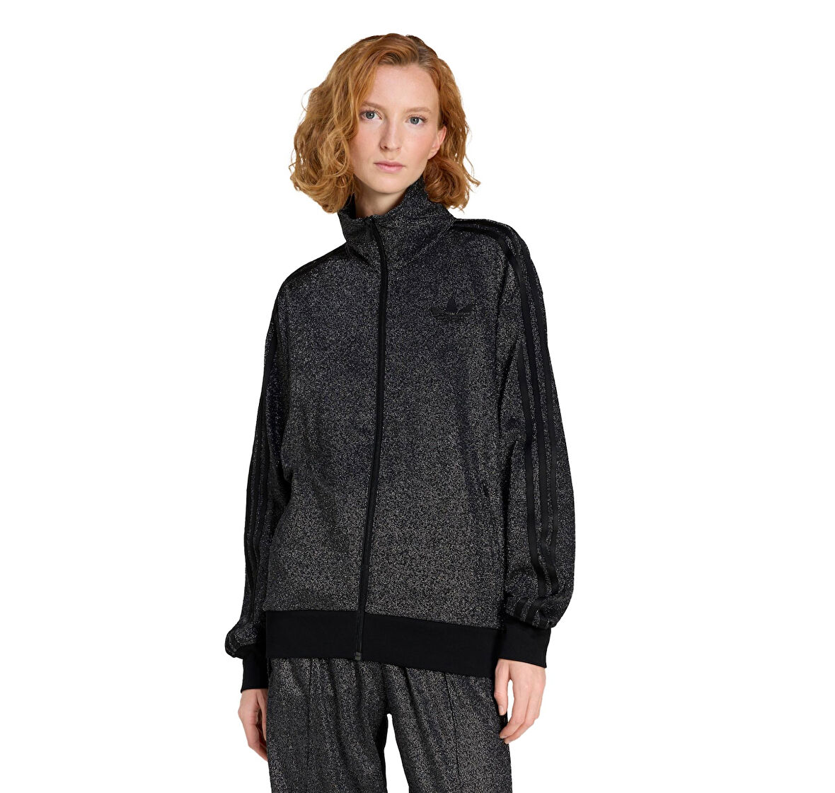 KS7789-K adidas Lurex Fb Tt Kadın Ceket Siyah