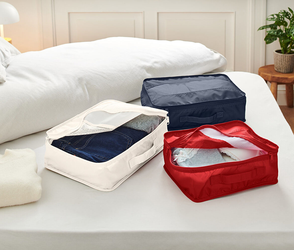 Seyahat İçin Düzenleyici Çanta, 3 Adet