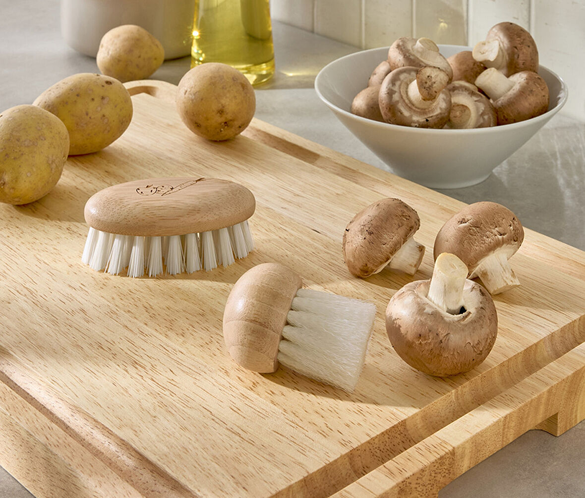 Sebze Fırçası, 2 Adet, FSC 100%