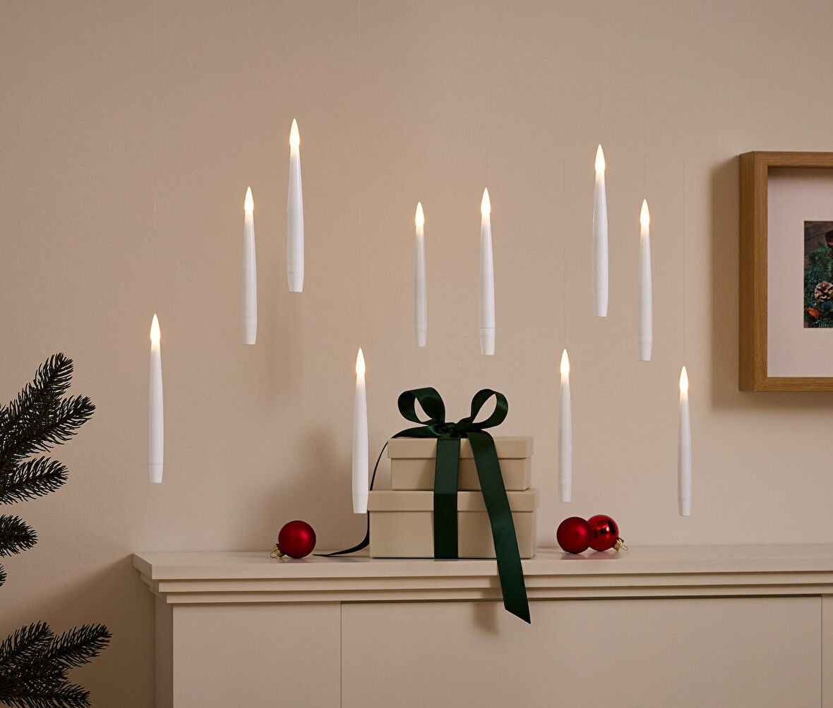 Uçan LED Mum, 10 adet