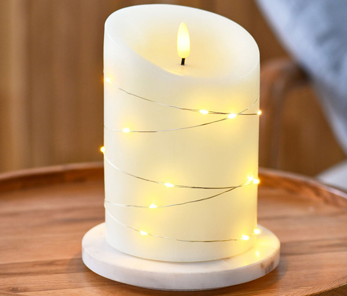 LED Gerçek Mum, Işık Zinciri