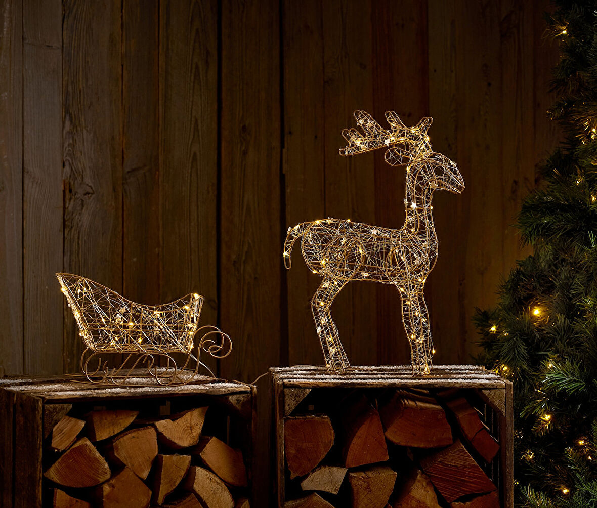 LED Ren Geyiği, Kızaklı