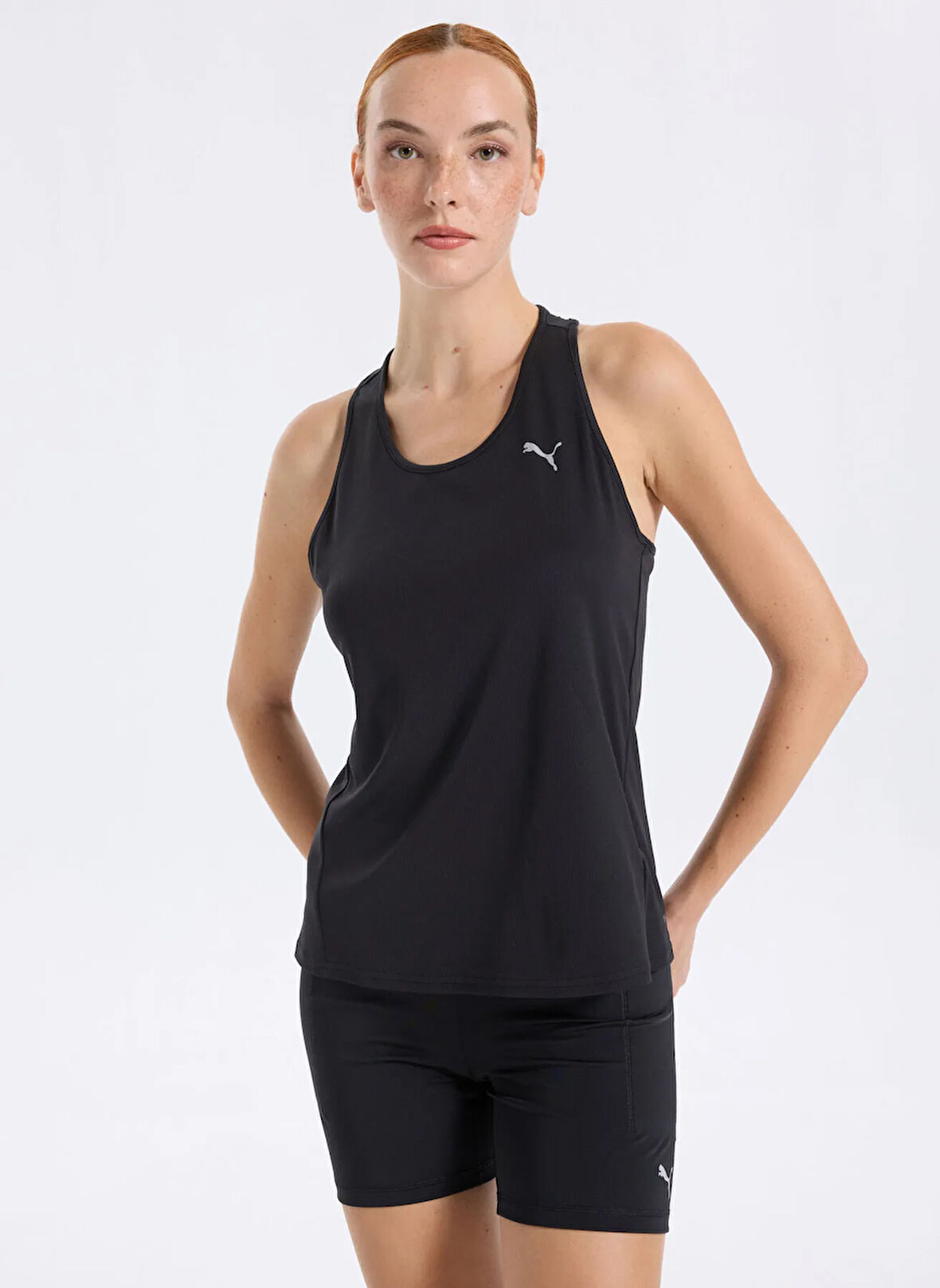 Puma 68951301 TRAINING Tank PUMA Black Siyah Regular Fit Düz Kadın Atlet