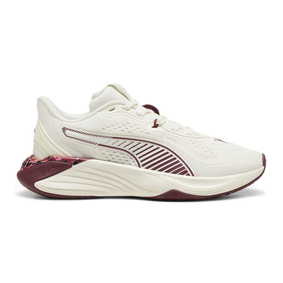 Puma 311739 PWR Hybrid TR Wns Floral Ri Spor Ayakkabı Krem