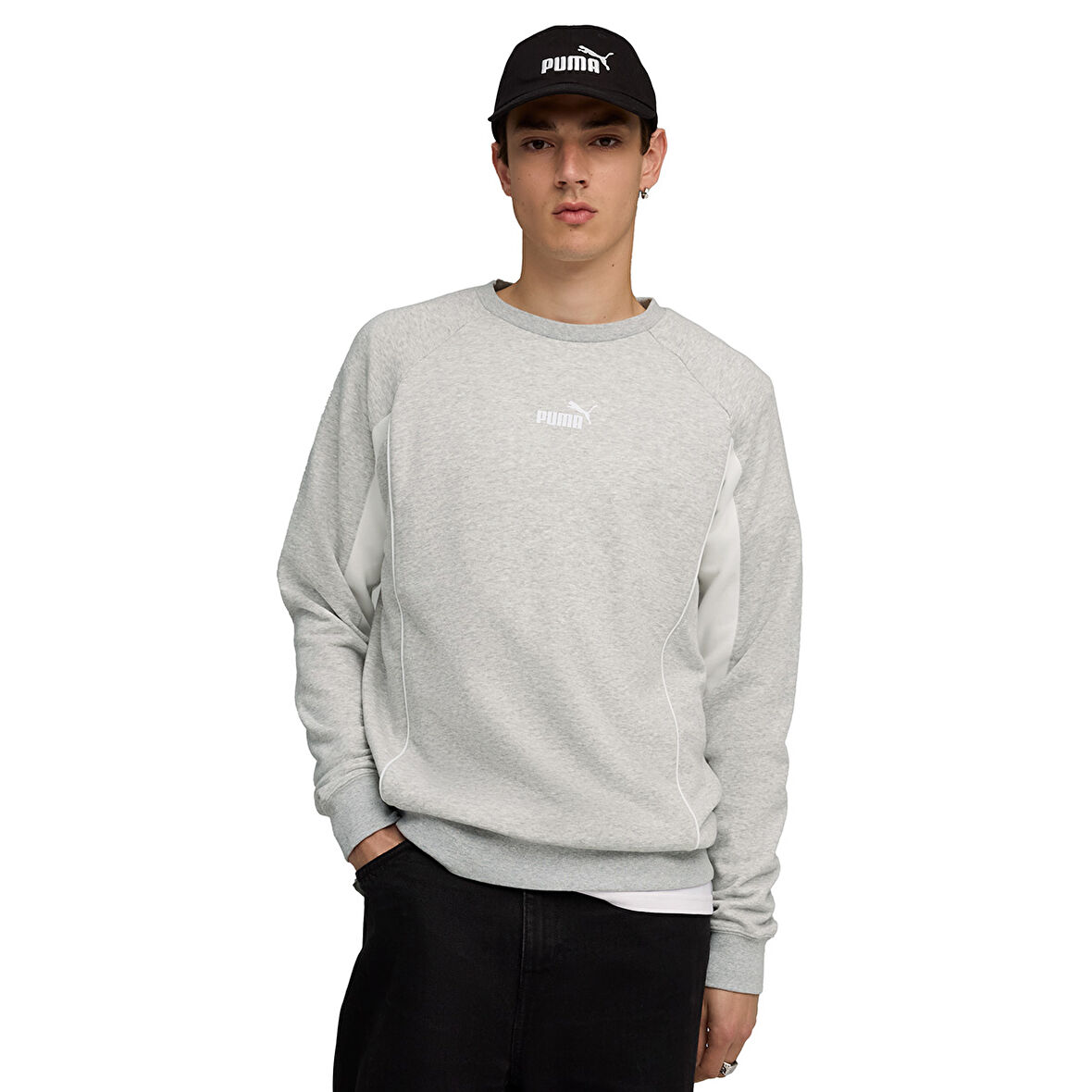 Sport Crew Tr Erkek Gri Günlük Stil Sweatshirt 68824604