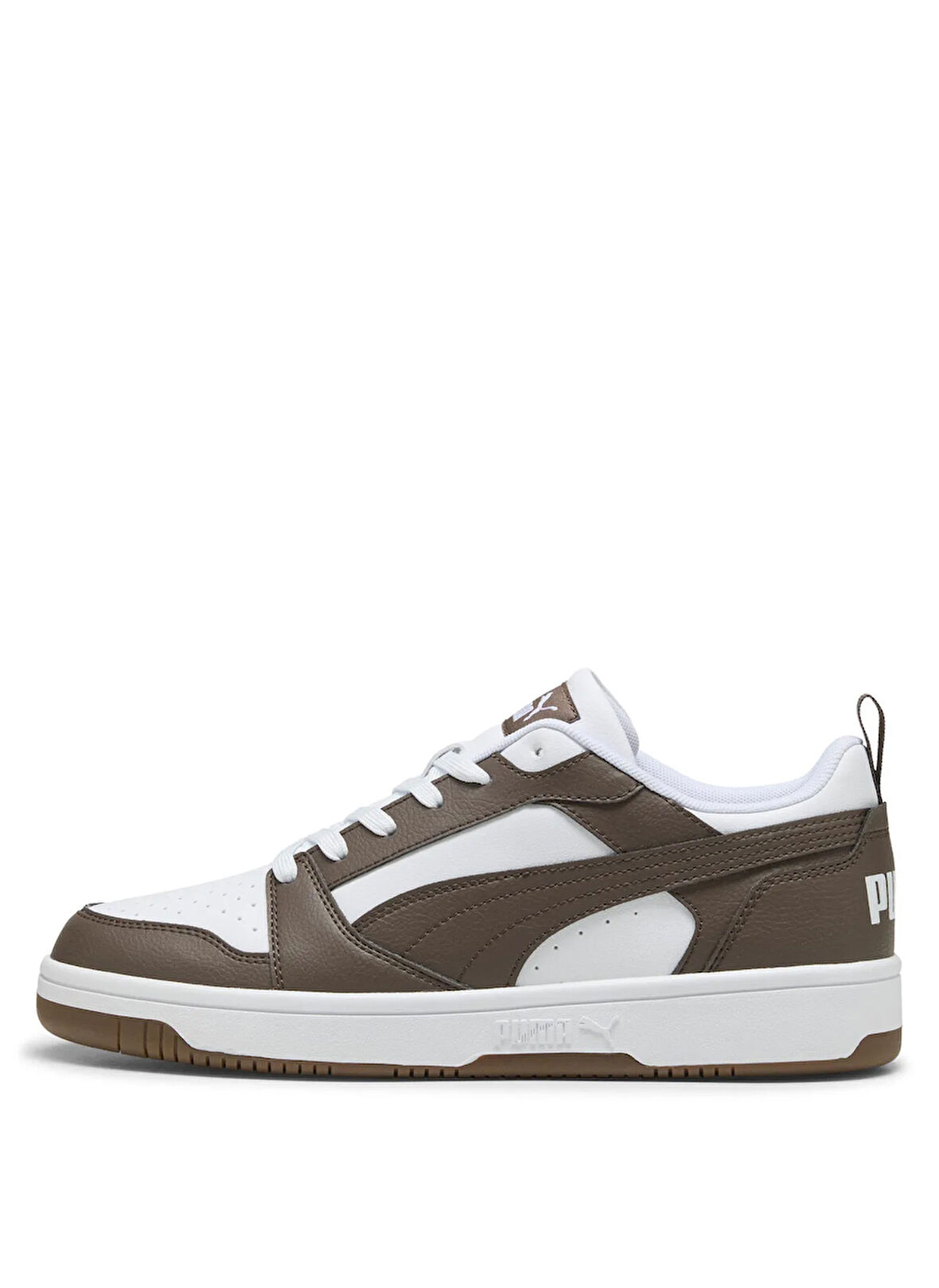 Puma 39232859 Rebound v6 Low wPUMA Beyaz - Kahverengi Kadın Lifestyle Ayakkabı