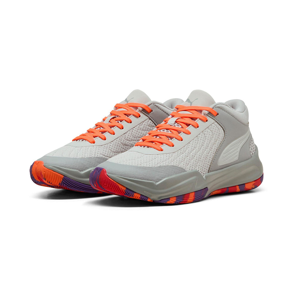 Puma Court Pro 2 Marble Jr Unisex Genç Basketbol Ayakkabı