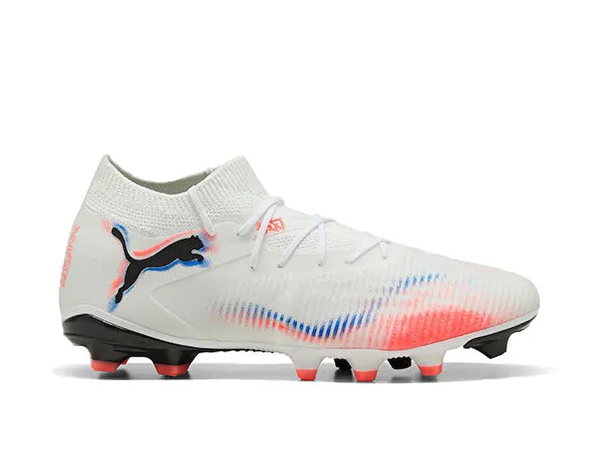 Puma Future 8 Match Fg/Ag Erkek Çoklu Çim Zemin Kramponu 10859301 Beyaz
