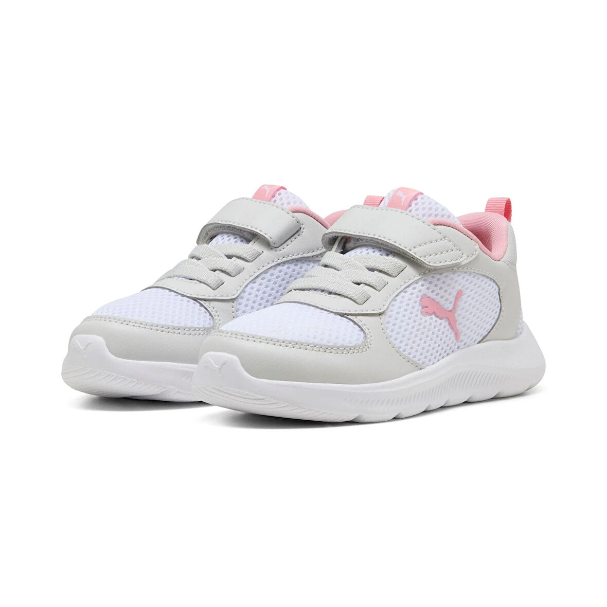 Puma Fun Racer 2 AC+ PS-White-Pinkscape-Gray Çocuk Ayakkabı-Beyaz