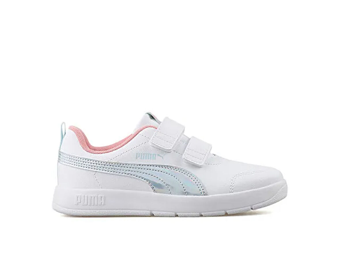Puma Courtflexv3 Space Belle V Ps Çocuk Günlük Ayakkabı 40434501 Beyaz