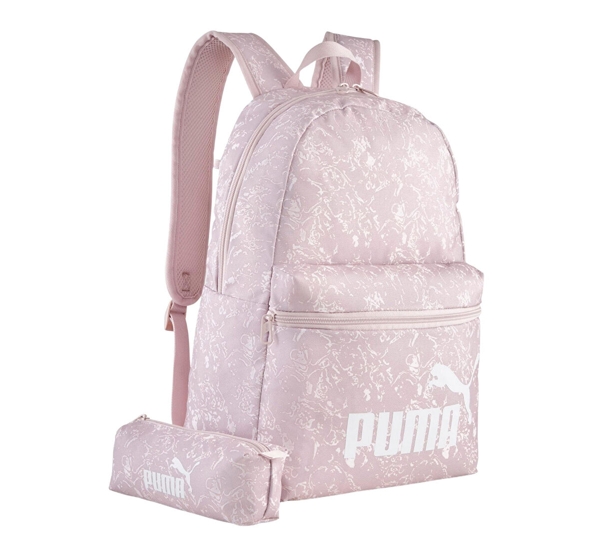 091733-01 Puma Phase Aop Backpack Set Sırt &amp;Ccedil;antası Pembe