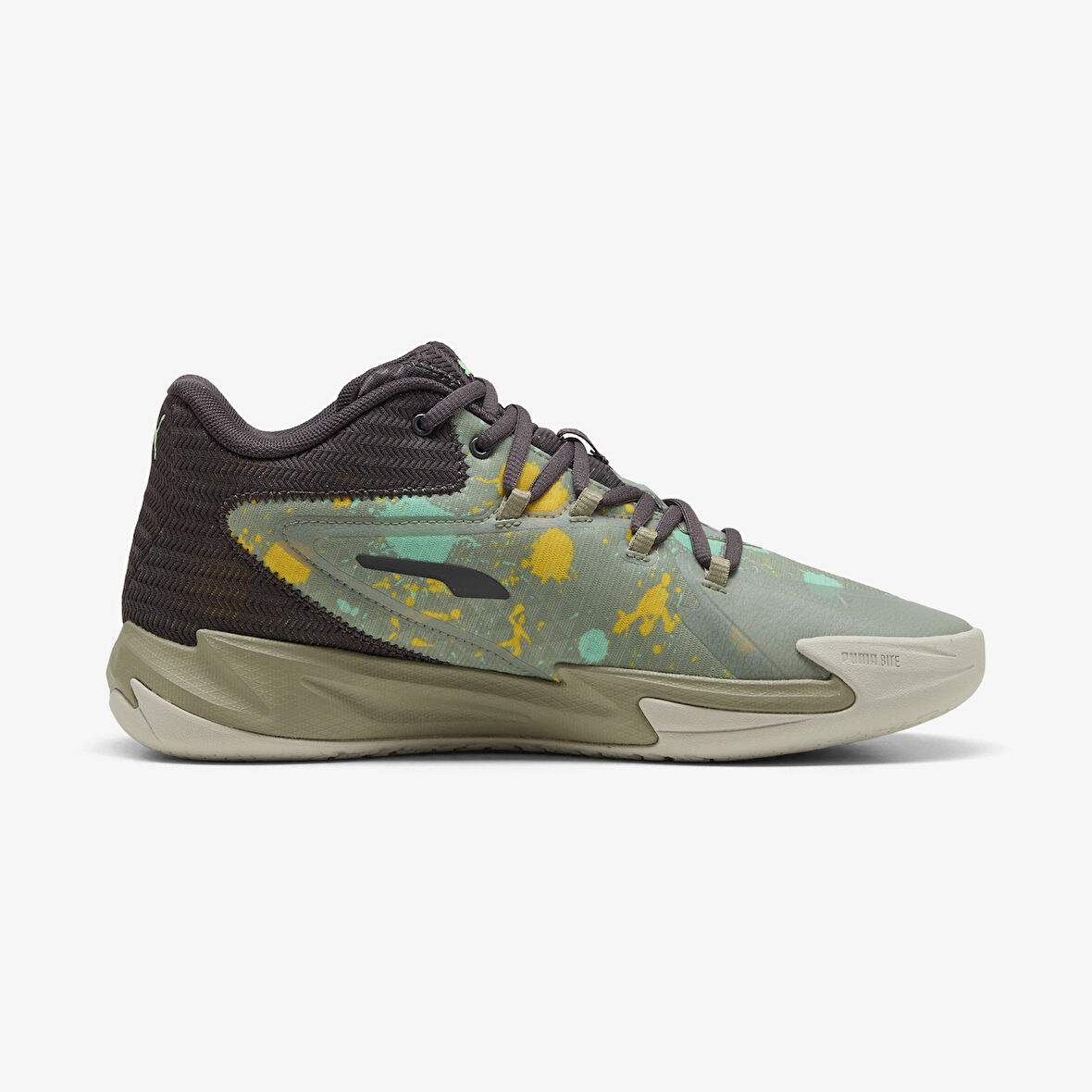 Puma Dagger Points İn The Paint Erkek Kahverengi Basketbol Ayakkabısı