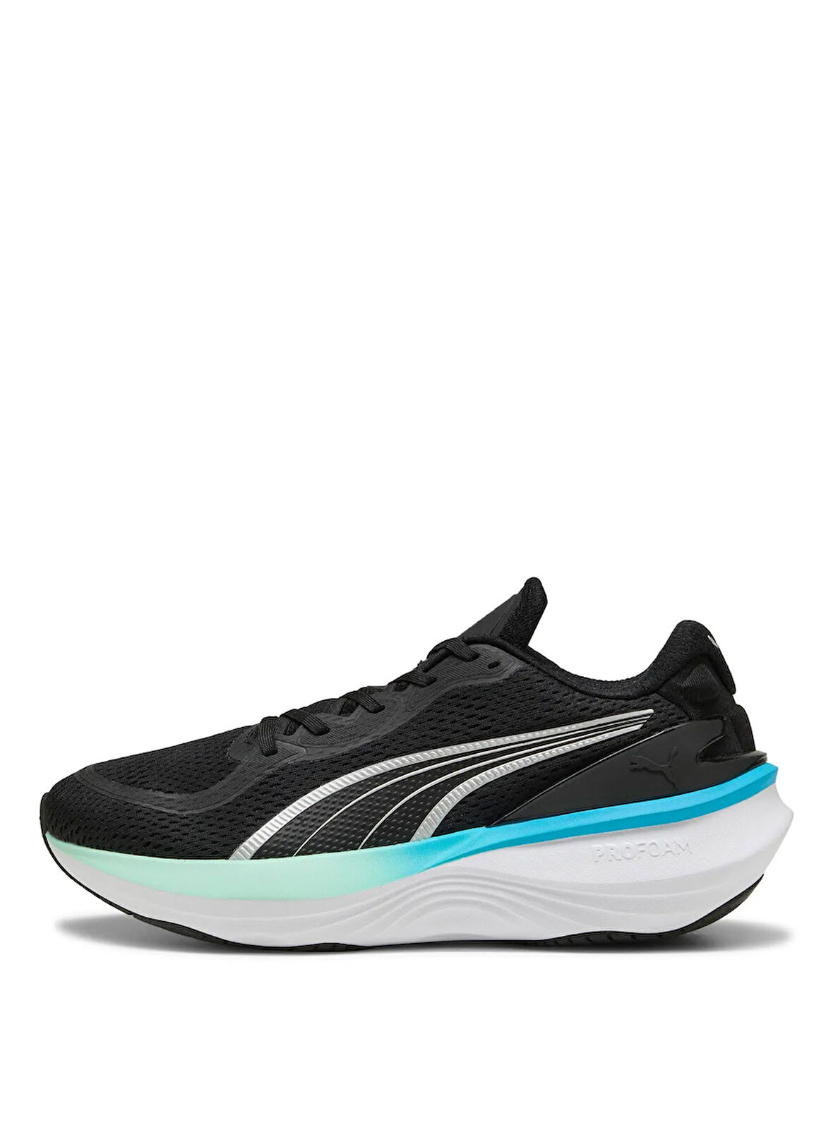 Puma 31077915 Scend Pro 2 PUMA Black-Min Siyah - Mavi Erkek Koşu Ayakkabısı