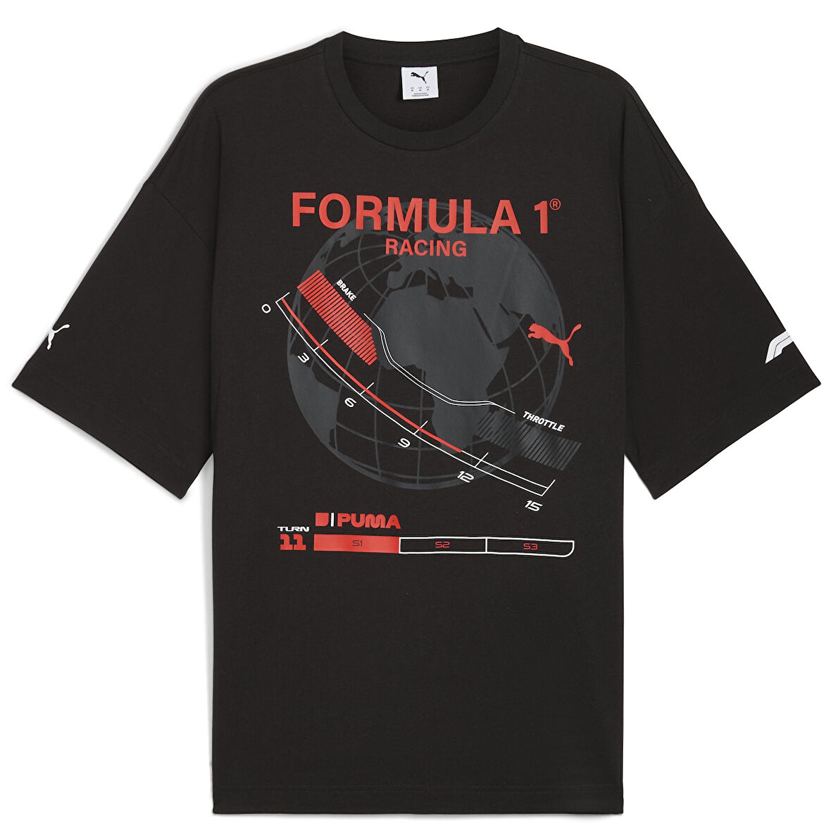 Puma 632655-01 F1 Graphic Tee - Relaxed Tişört Erkek T-Shirt
