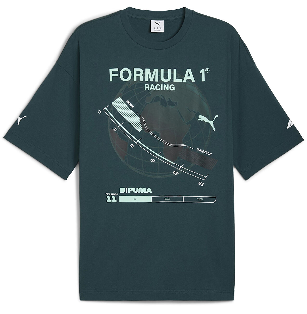 Puma 632655-04 F1 Graphic Tee - Relaxed Tişört Erkek T-Shirt