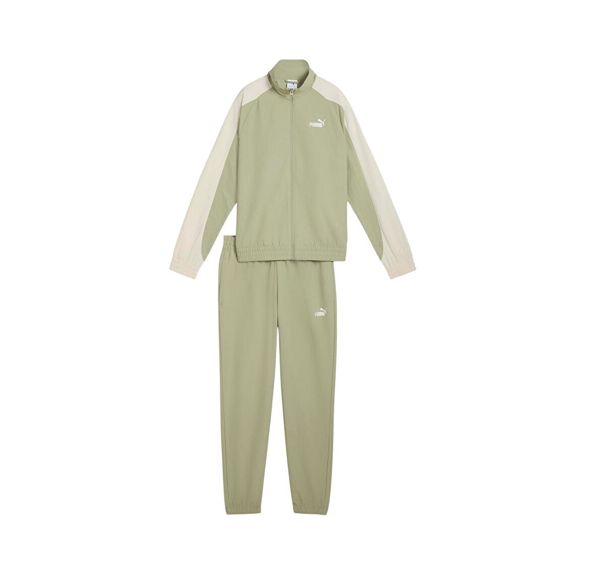 688163-82 Puma Woven Tracksuit Kadın Eşofman Takımı Yeşil