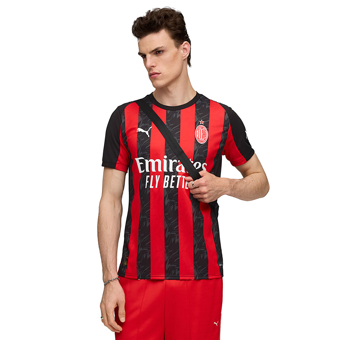 AC Milan 25/26 Home Jersey Replica Erkek Kırmızı Futbol Forma 77996201