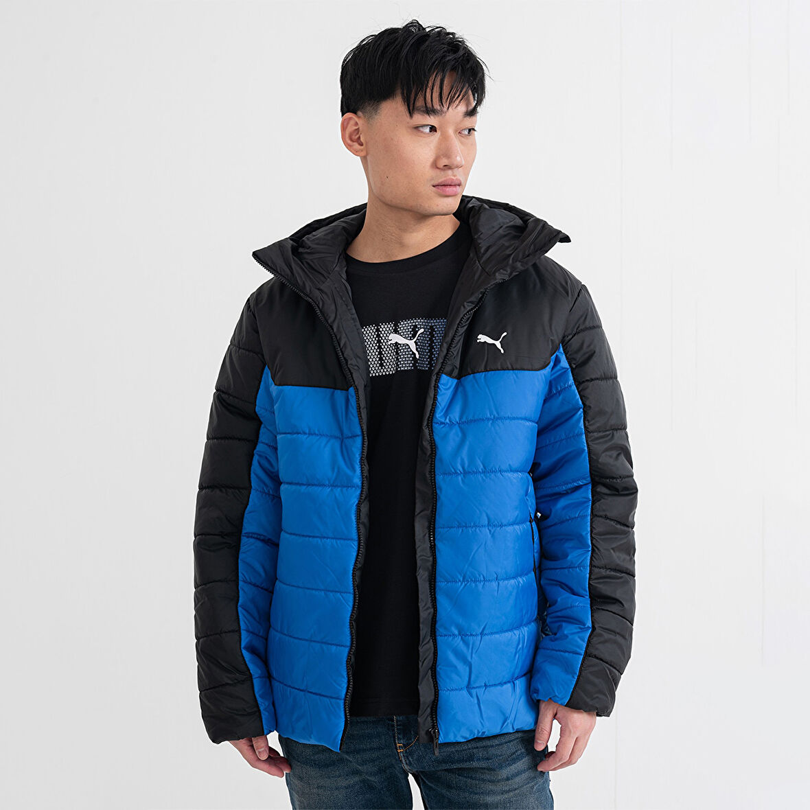 Puma Erkek Mont Essentials Hooded Padded