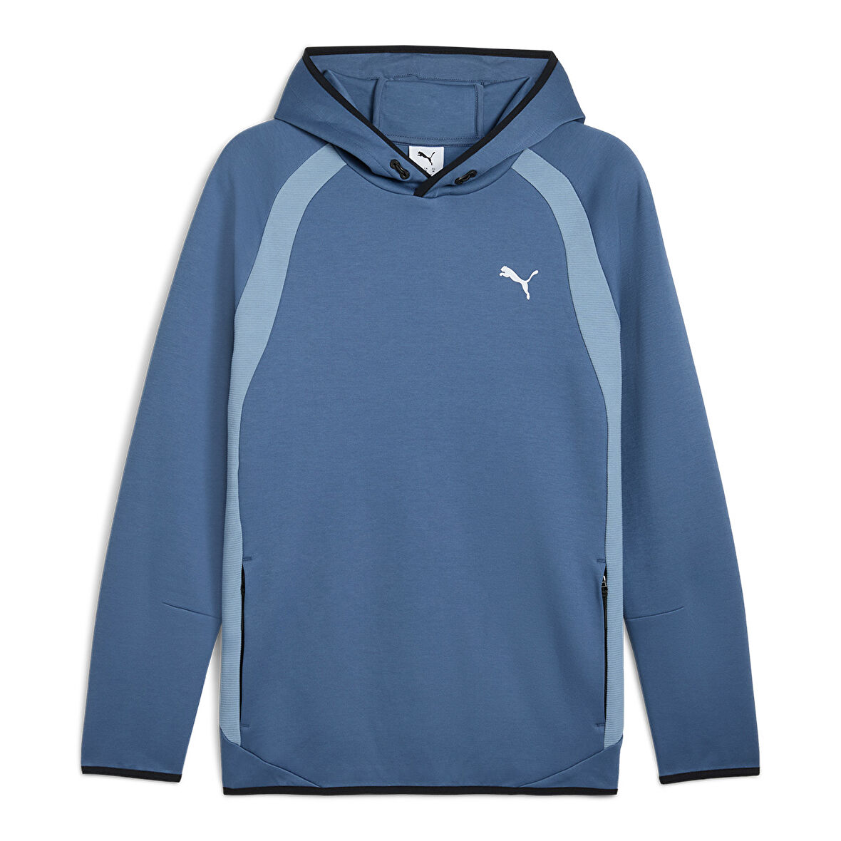 Evostripe Hoodie Dk Erkek Mavi Günlük Stil Sweatshirt 68823080