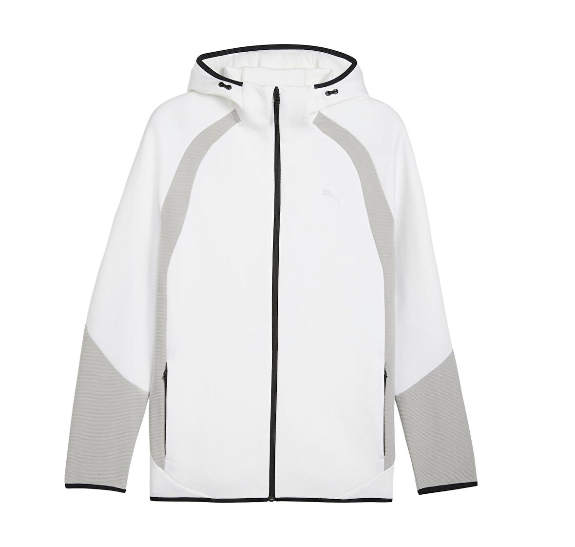 688231-02 Puma Evostrıpe Fz Hoodie Dk Erkek Ceket Beyaz