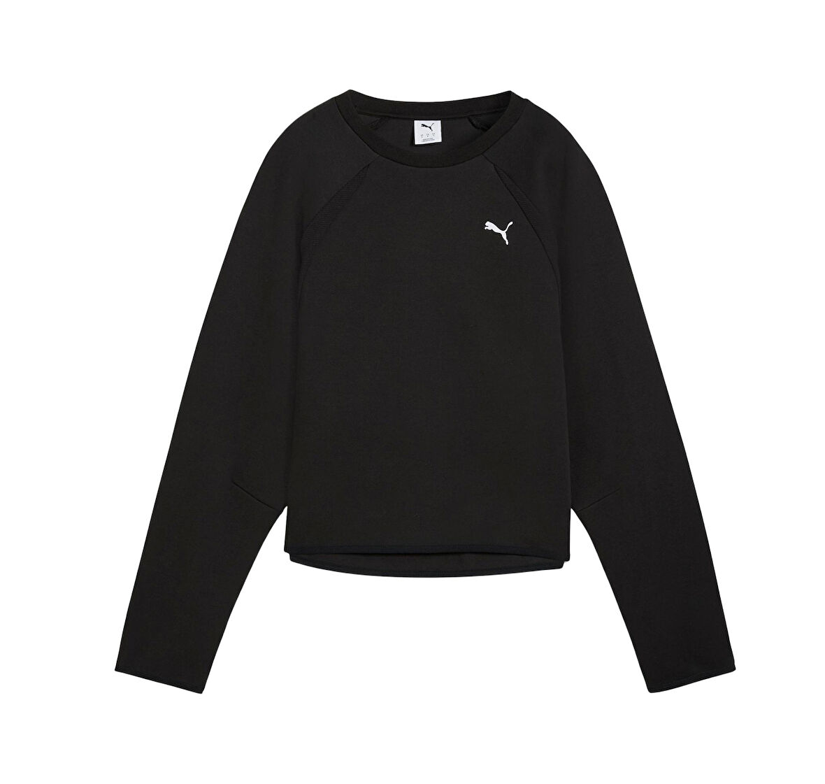 688142-01 Puma Evostrıpe Comfort Short Crew Kadın Ceket Siyah