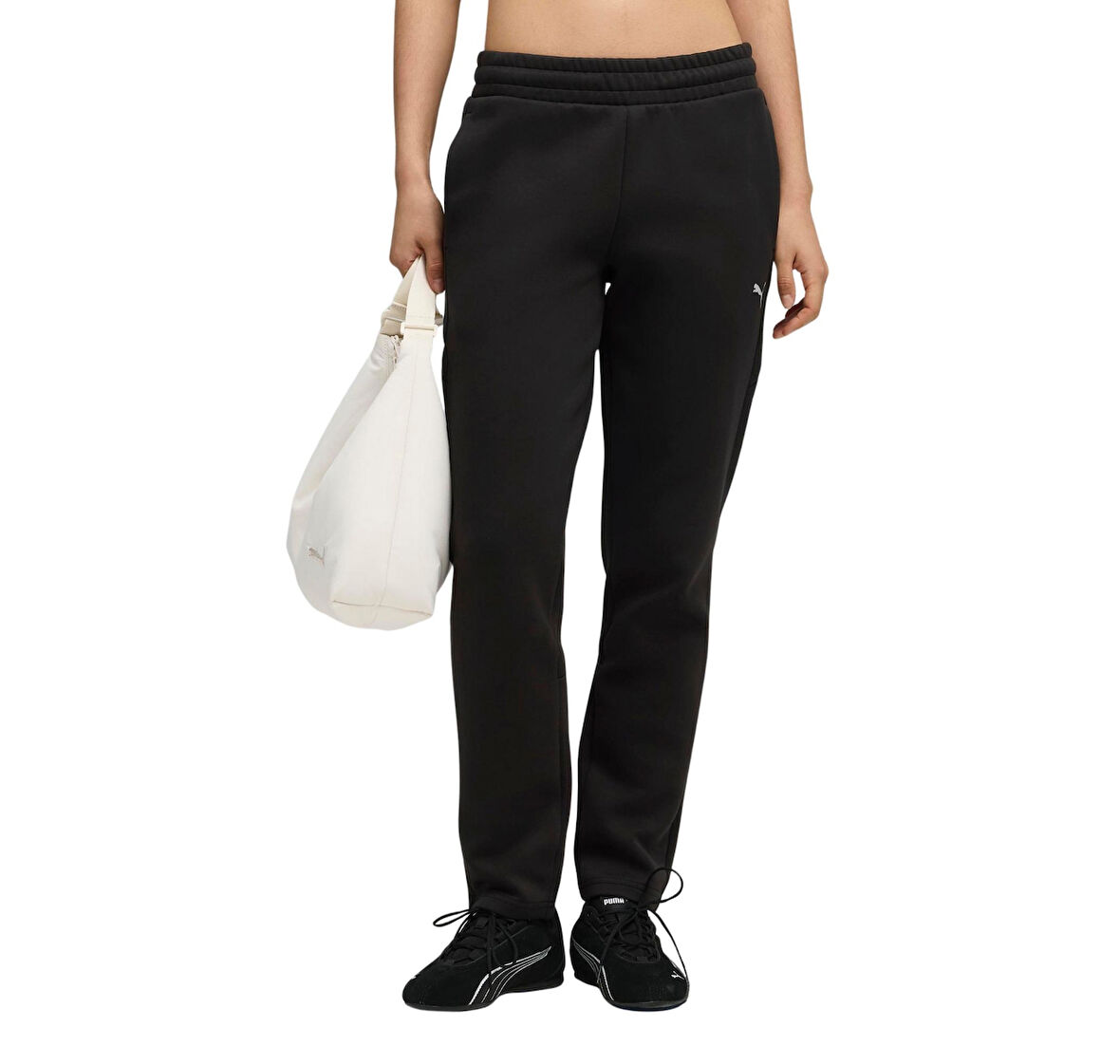 688143-01 Puma Evostrıpe Sweatpants Kadın Eşofman Altı Siyah