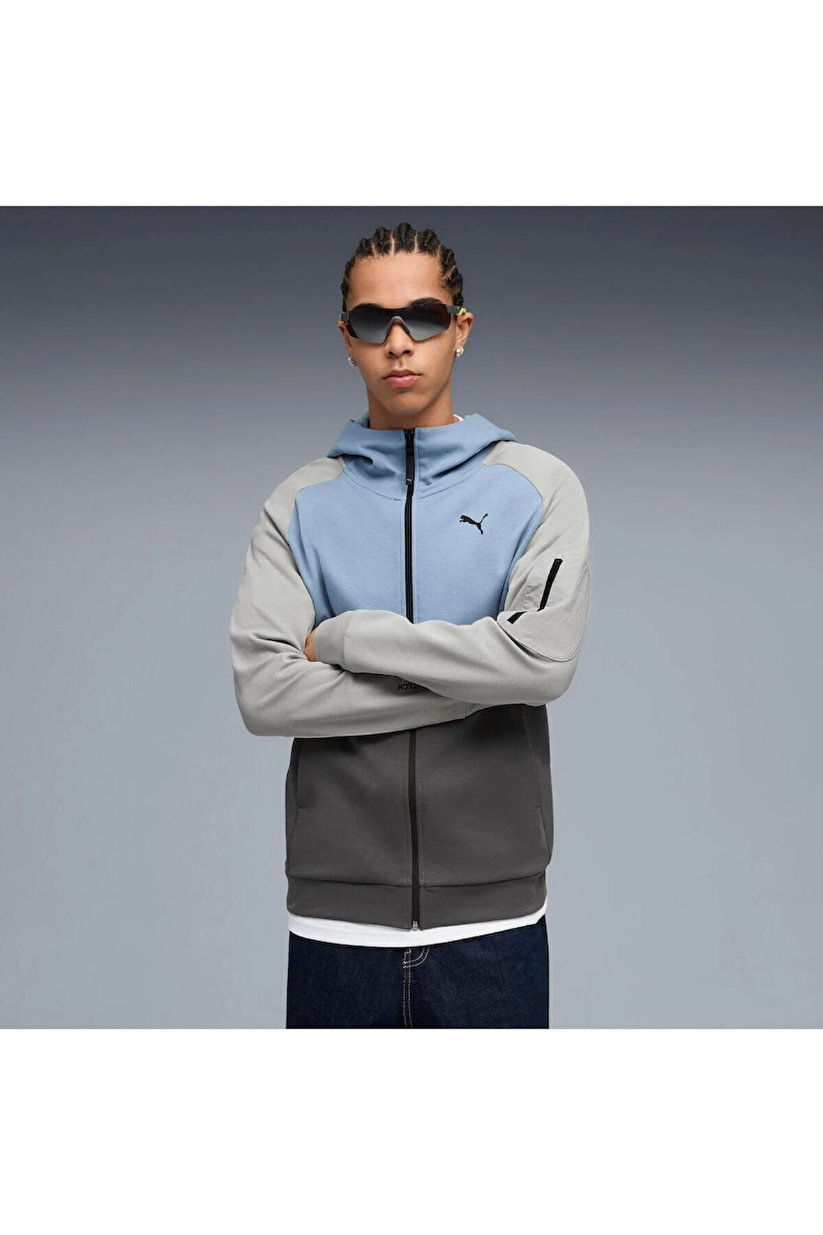 PUMATECH FZ Hoodie Erkek Sweatshirt