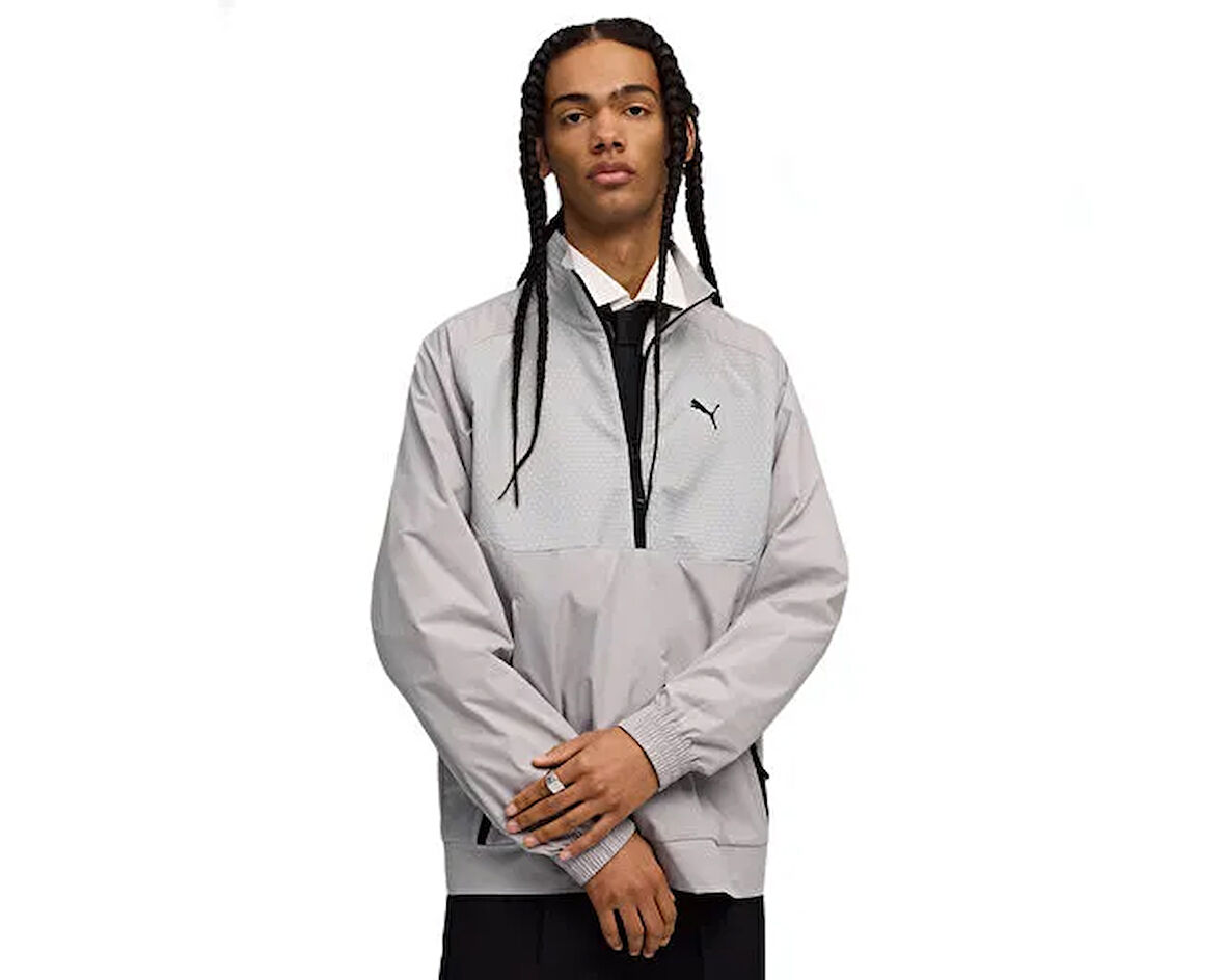 Puma Pumatech Half-Zip Crew Erkek Günlük Ceket 63210163 Gri