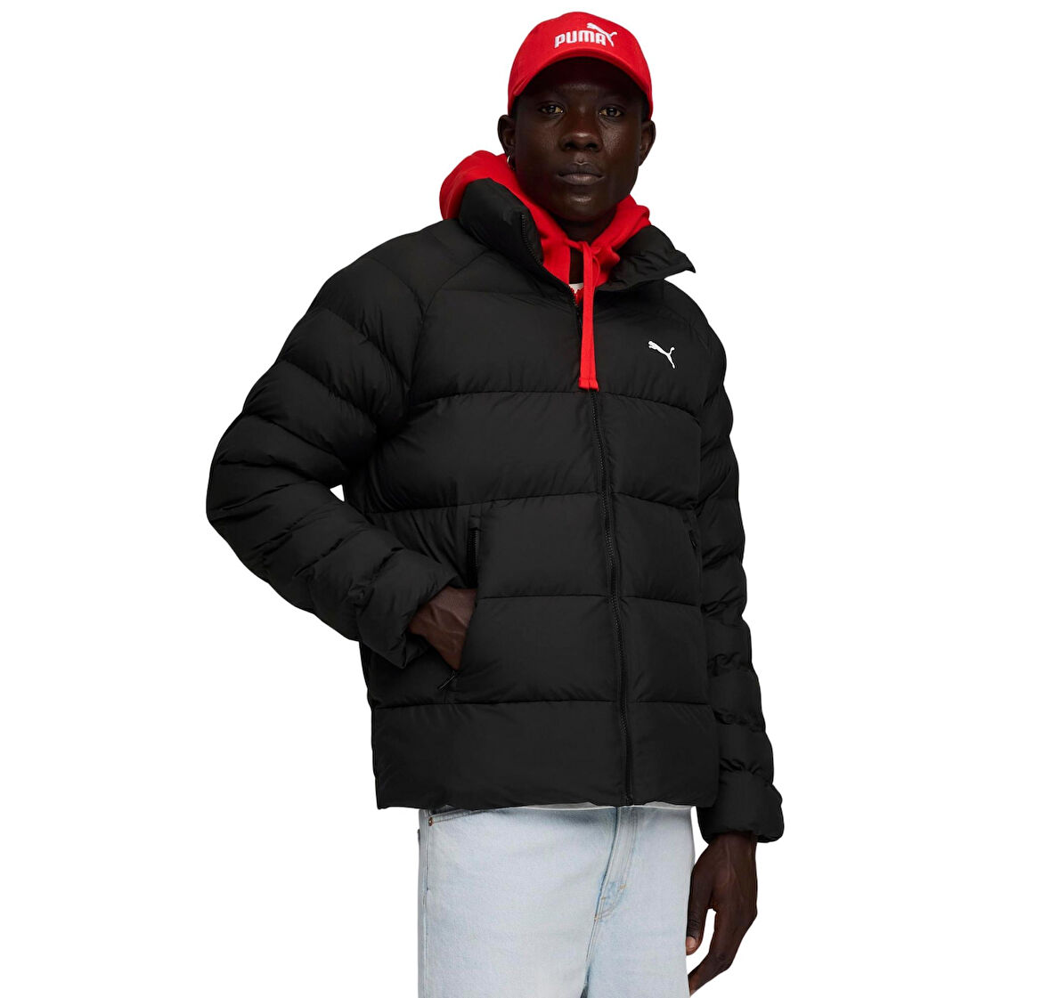 688370-01 Puma Mono Jacket Erkek Mont Siyah