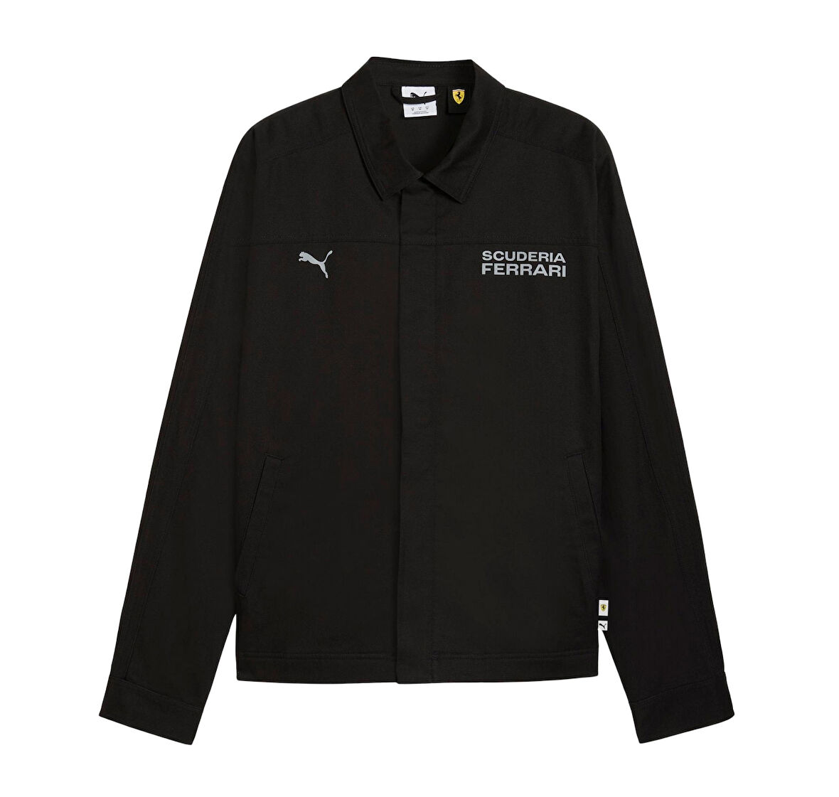 632749-01 Puma Ferrari Lifestyle Jacket Erkek Ceket Siyah