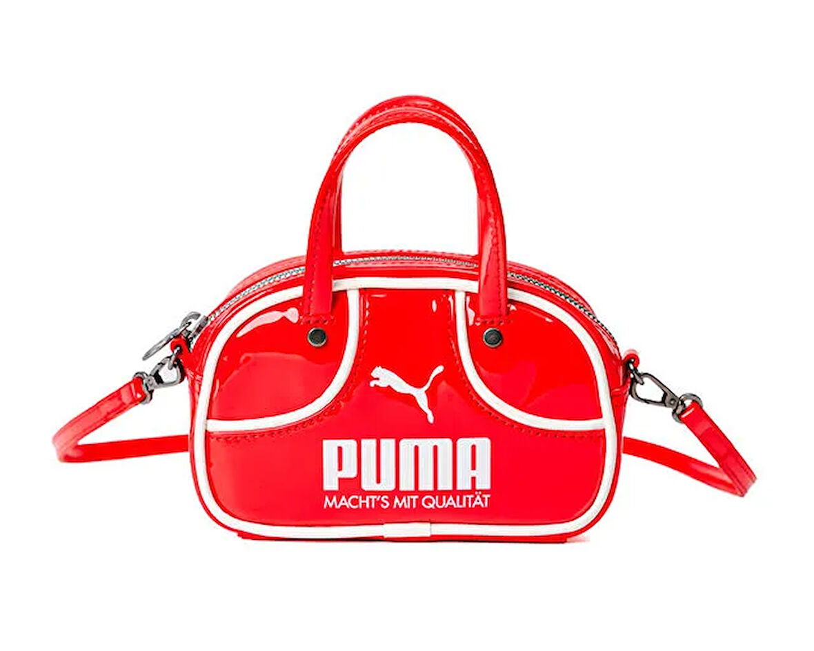 Puma Puma 1976 Micro Grip Bag Omuz Çantası-En: 17 cm, Boy: 10 cm, Derinlik: 7 cm 09182403 Kırmızı