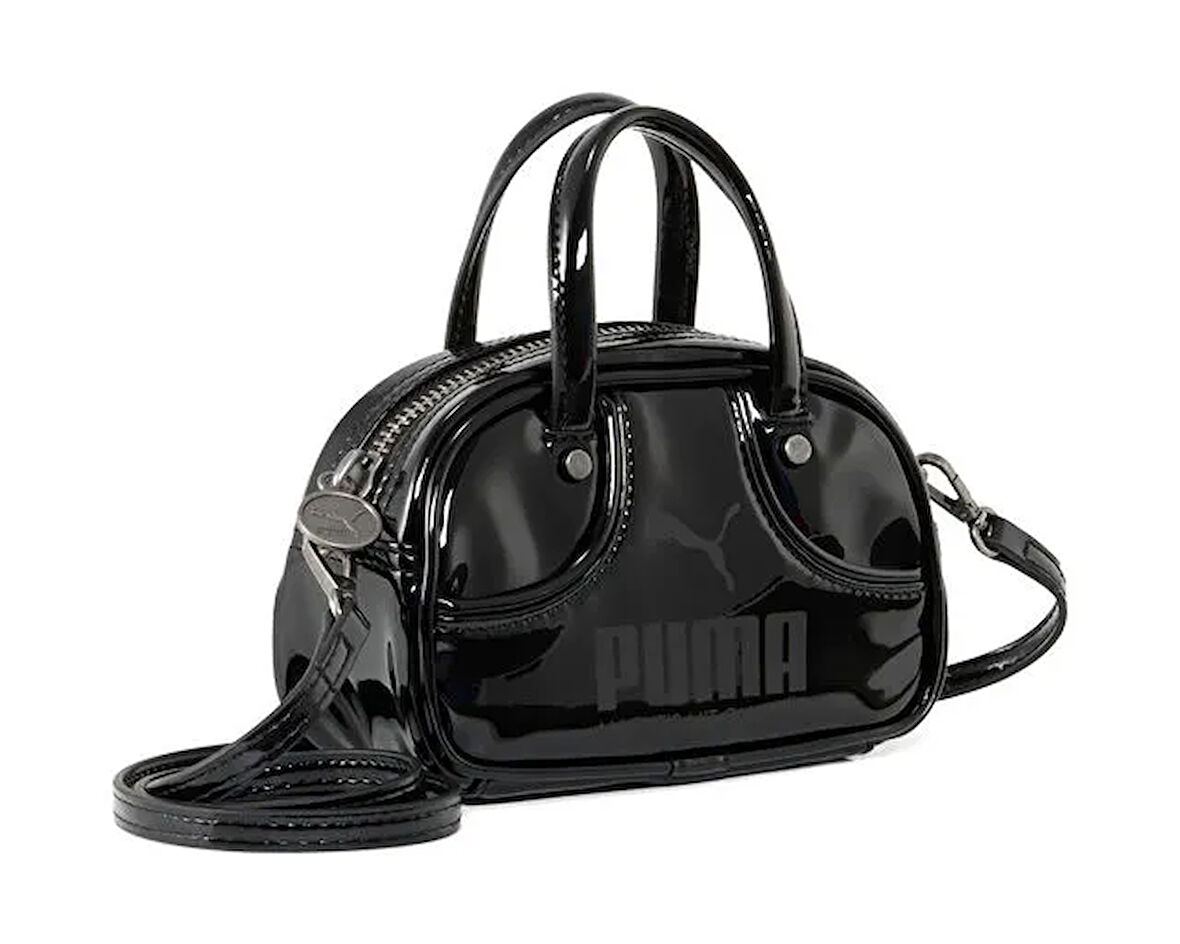 Puma Puma 1976 Micro Grip Bag Omuz Çantası-En: 17 cm, Boy: 10 cm, Derinlik: 7 cm 09182402 Siyah