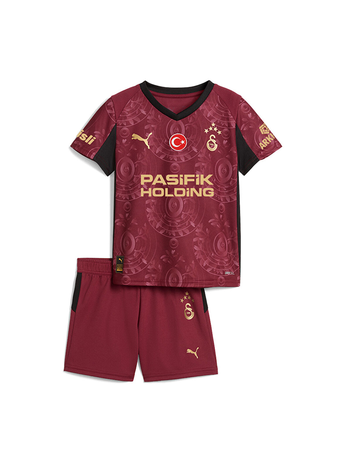 Galatasaray Puma 2025/2026 Çocuk Alternatif Forma Set 77983303