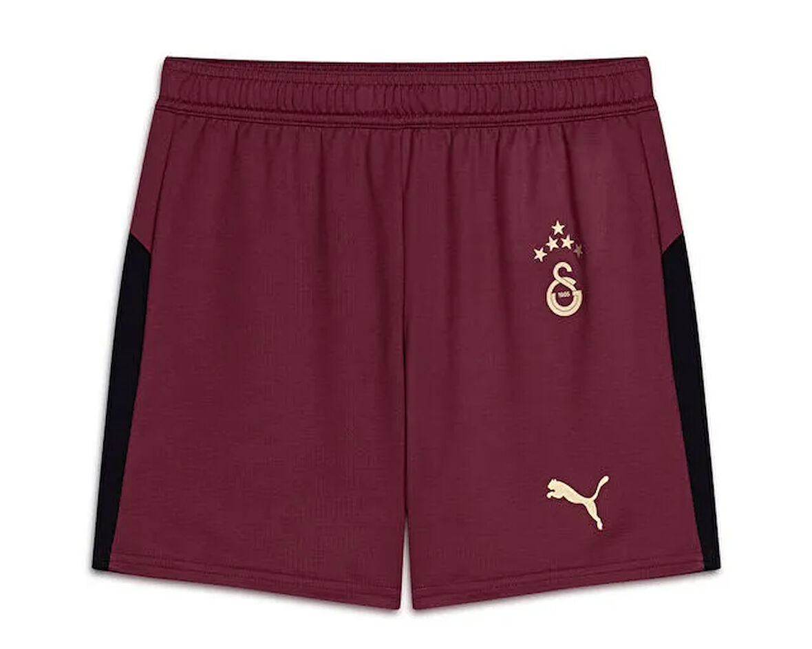 Puma Gsk Shorts Replica Jr W/Blocking W/O Genç Galatasaray 25/26 Futbol Şortu 77982403 Siyah